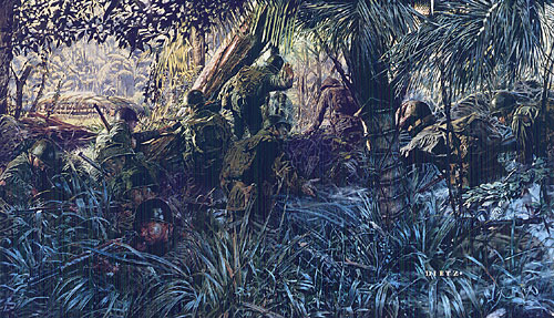 JAMES DIETZ 30X18 Secondary Market Art: "JUNGLEERS"