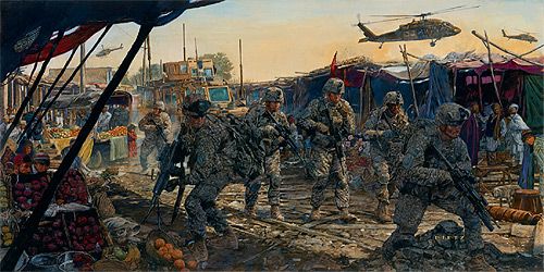 JAMES DIETZ 31X19 Secondary Market Art: "KANDAHARS WILD WEST"