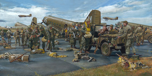 JAMES DIETZ 31X19 Secondary Market Art: "VETERANS"