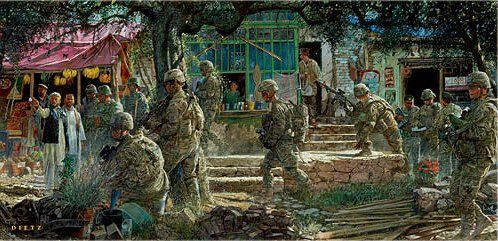 James Dietz Hand Signed and Numbered Limited Edition Print:"First In...Last Out"