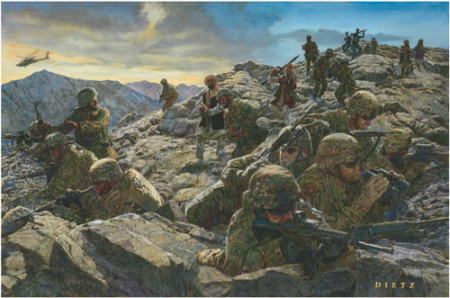 James Dietz Hand-signed and Numbered Limited Edition Print:"I Shall Either Find A Way Or Make One"