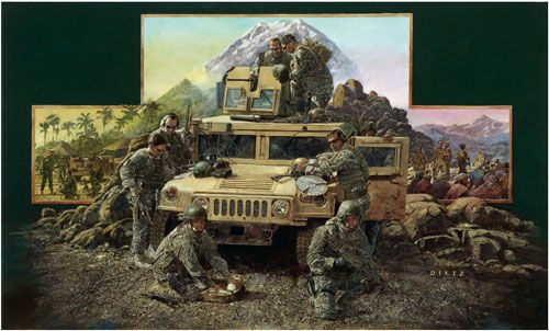 James Dietz Hand-signed and Numbered Limited Edition Print:"When America Called"