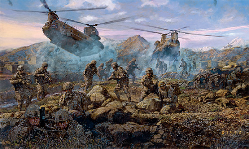 James Dietz Handsigned and Numbered Limited Edition Print: "By Force And Valor"