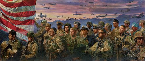 James Dietz Handsigned and Numbered Limited Edition Print: " Remembrance "