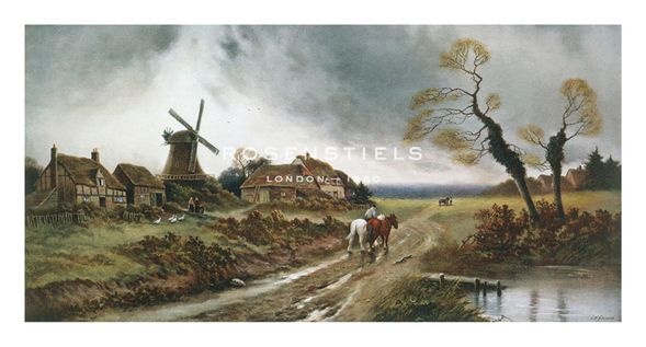 James Gozzard Hand Numbered Limited Edition Print on Paper :"The Approach Of Night"