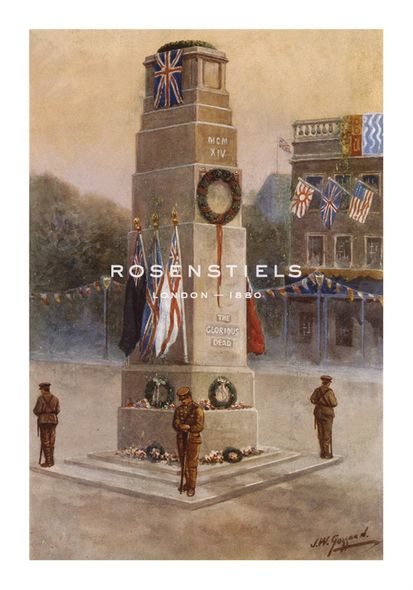 James Gozzard Hand Numbered Limited Edition Print on Paper :"The Memorial To Our Glorious Dead"