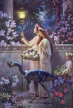 JAMES GURNEY 22X32 Secondary Market Art: "GARDEN OF HOPE"