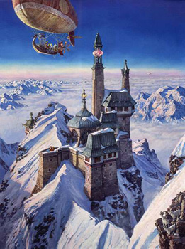JAMES GURNEY 24X32 Secondary Market Art: "PALACE IN CLOUDS"