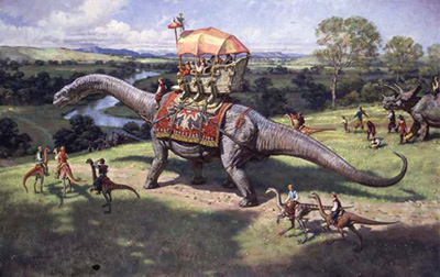 JAMES GURNEY 33X22 Secondary Market Art: "EXCURSION"