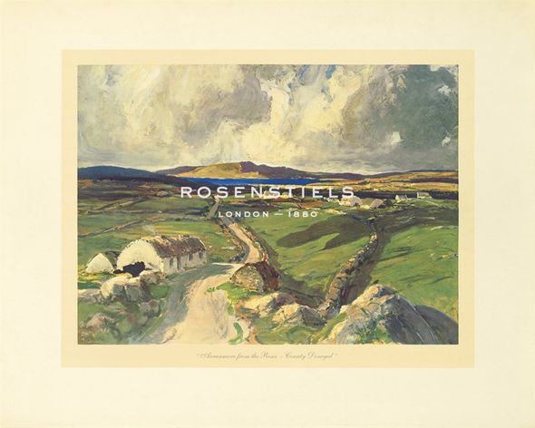 James Humbert Craig Hand Numbered Limited Edition Print on Paper :"Arranmore From The Rosses"