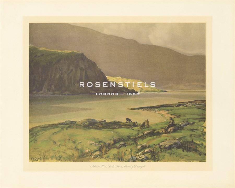 James Humbert Craig Hand Numbered Limited Edition Print on Paper :"Silver Mist, Loch Finn"