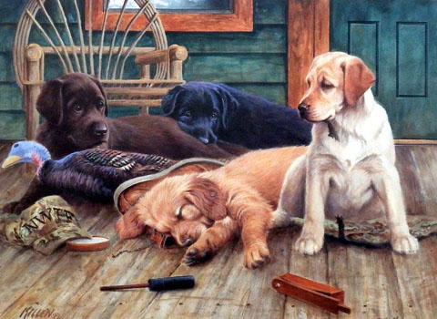 James Killen Print-Signed and Numbered:"Breaktime III"