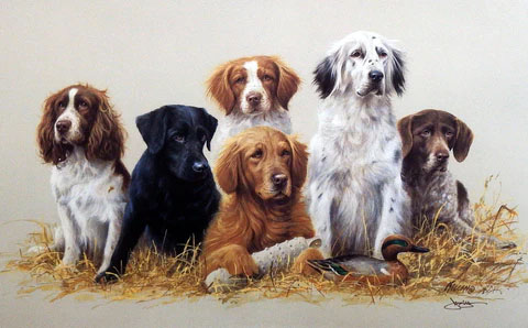 James Killen Print-Signed:"Class Reunion"