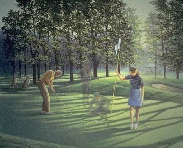 James Lumbers Limited Edition Print: "Playing Through"