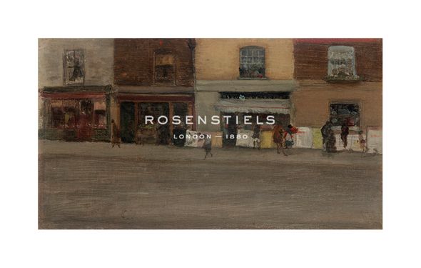 James McNeill Whistler Hand Numbered Limited Edition Print on Paper :"Chelsea Shops"