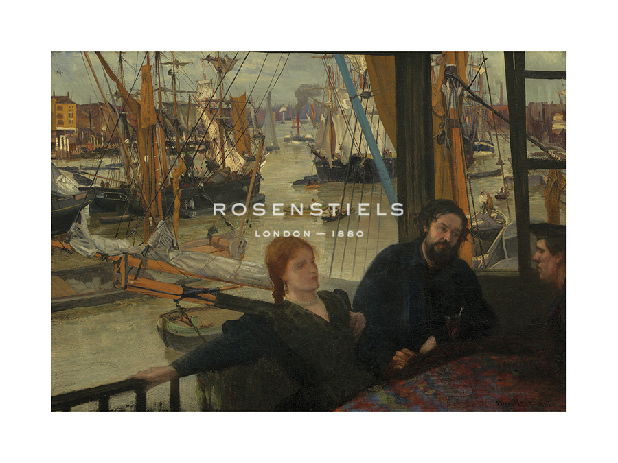 James McNeill Whistler Hand Numbered Limited Edition Print on Paper :"River Life in Wapping"