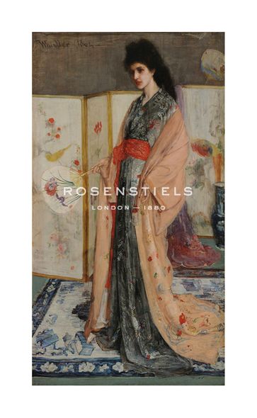 James McNeill Whistler Hand Numbered Limited Edition Print on Paper :"The Princess from the Land of Porcelain"