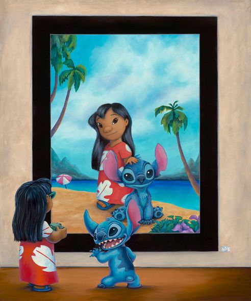 Denyse Klette Artist Signed Disney Limited Edition Gallery Wrap Canvas:"The Art of Being a Friend"