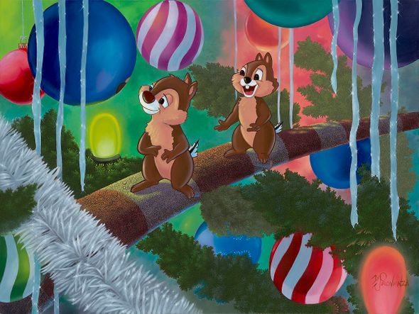 Disney Limited Edition Gallery Wrap Canvas Giclee:"Celebration Day" by Michael Provenza