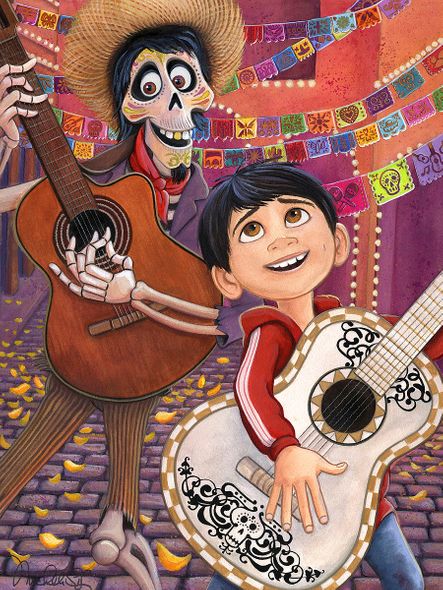 Disney Limited Edition Gallery Wrap Canvas Giclee:"Music in My Soul" by Michelle St.Laurent  