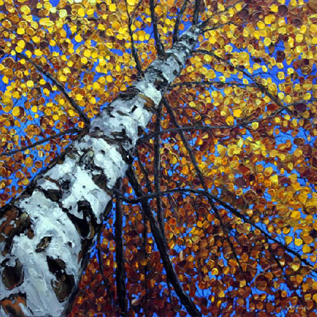 Jennifer Vranes Hand Embellished Limited Edition Canvas Giclee:"Day Dreaming III"