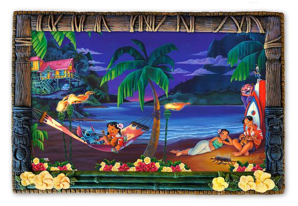 Denyse Klette Artist Signed Framed Disney Premiere Limited Edition Canvas:"Music in the Air"