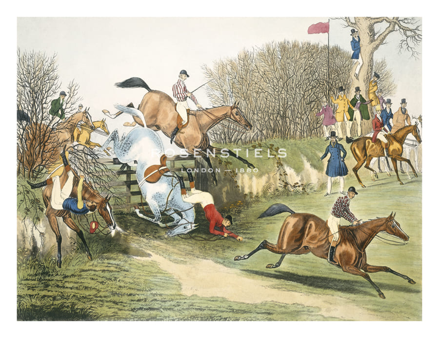 James Pollard Hand Numbered Limited Edition Print on Paper :"A Desperate Struggle"