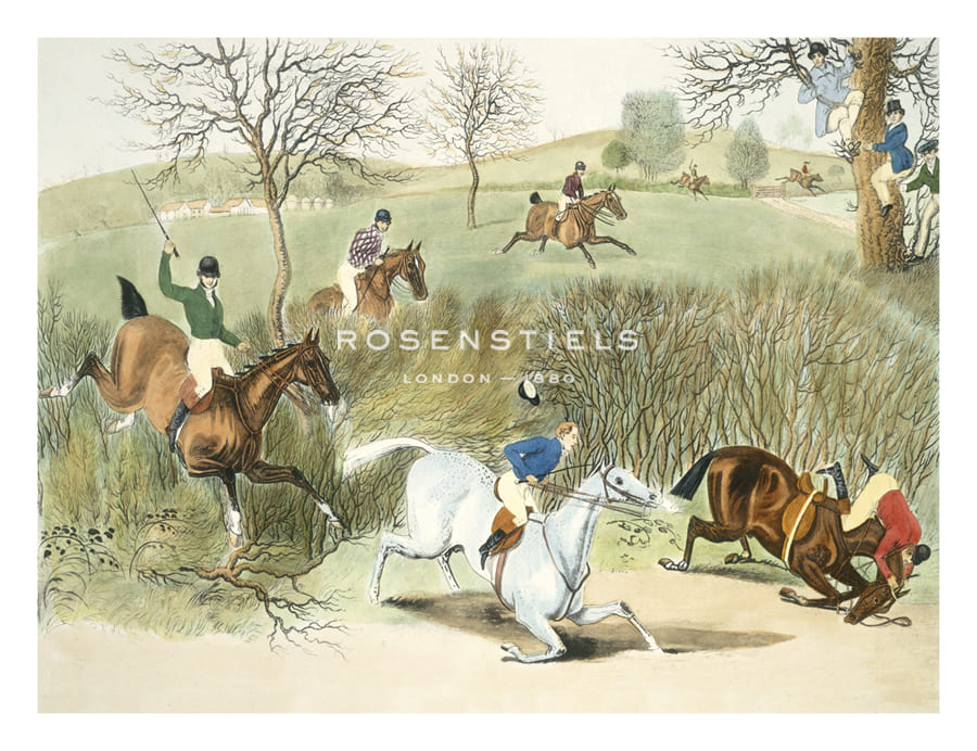 James Pollard Hand Numbered Limited Edition Print on Paper :"Coming into the Second Field"