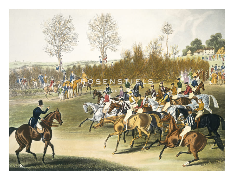 James Pollard Hand Numbered Limited Edition Print on Paper :"Preparing to Start"
