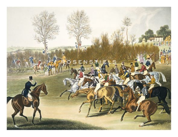 James Pollard Hand Numbered Limited Edition Print on Paper :"Preparing to Start"