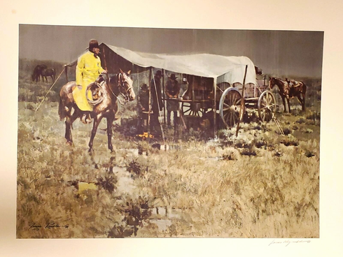 James Reynolds Signed Limited Edition Lithograph Print: "Noon Chuck"