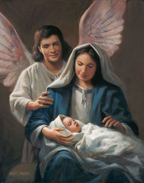 James Seward Artist Hand Signed Open Edition Canvas Giclee: "Behold, The Savior"
