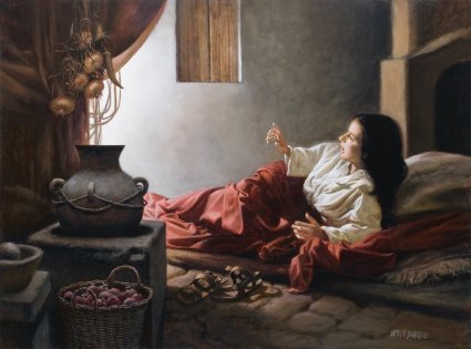 James Seward Handsigned and Numbered Limited Edition:"Blessed Among Women"