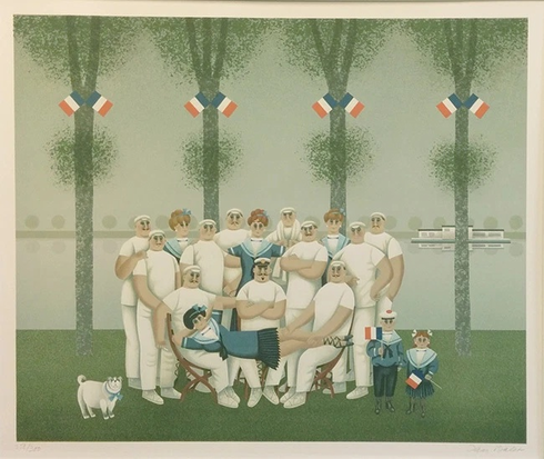 JAN BALET Artist Signed Limited Edition Lithograph Print: "RITES of SPRING" JAN BALET Artist Signed Limited Edition Lithograph Print: "RITES of SPRING"