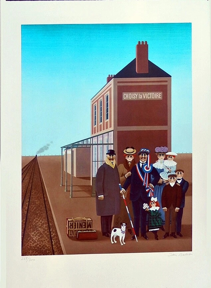 Jan Balet Limited Edition Lithograph: "“THE SENATOR”"
