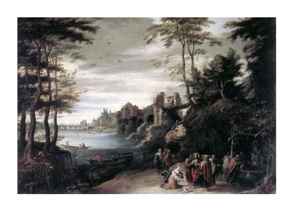 Jan Bruegel Fine Art Open Edition Gicl&eacute;e:"Christ and the Canaanite Woman"