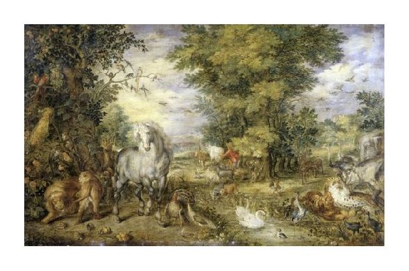Jan Bruegel Fine Art Open Edition Gicl&eacute;e:"The Animals Approaching the Ark"