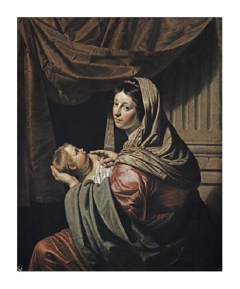 Jan Van Bylert Fine Art Open Edition Gicl&eacute;e:"Madonna & Child"