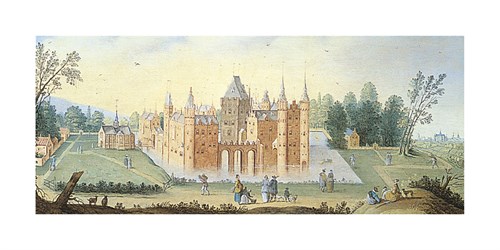 Jan van der Hecke Hand Numbered Limited Edition Print on Paper :"The Moat At Esmond"