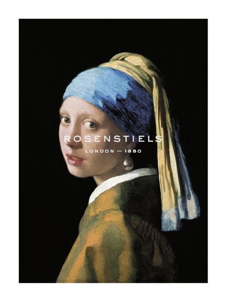 Jan Vermeer Hand Numbered Limited Edition Print on Paper :"A Girl with a Pearl Earring"
