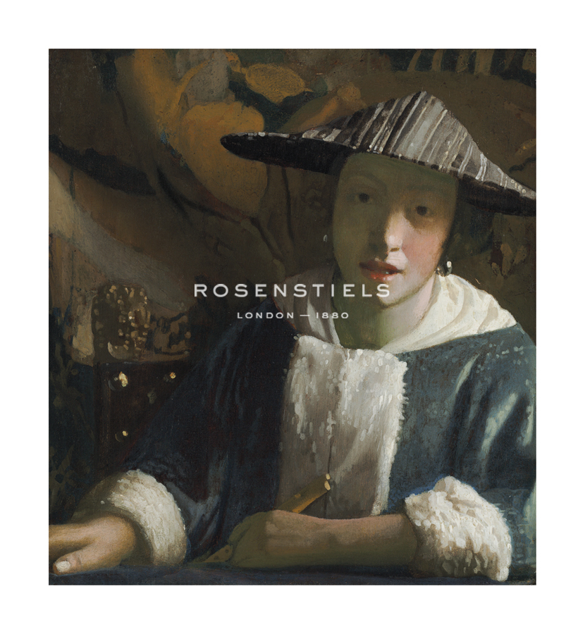 Jan Vermeer Hand Numbered Limited Edition Print on Paper :"Girl with a Flute"
