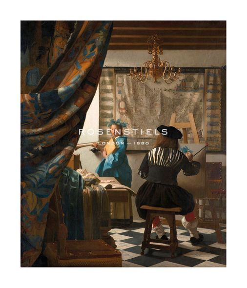 Jan Vermeer Hand Numbered Limited Edition Print on Paper :"The Art of Painting"