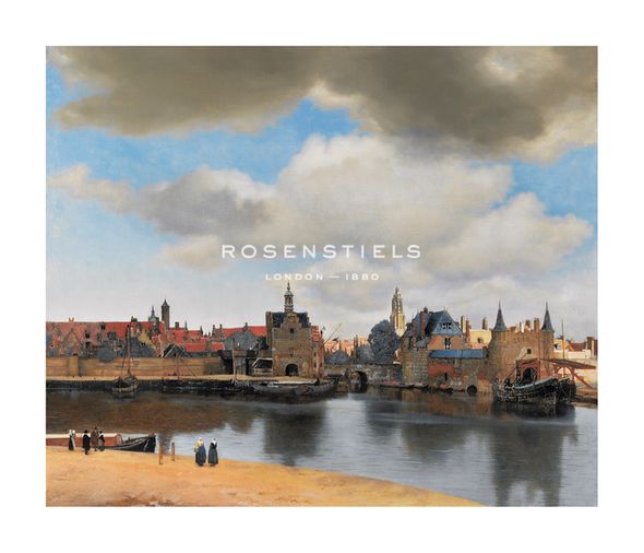 Jan Vermeer Hand Numbered Limited Edition Print on Paper :"View of Delft"