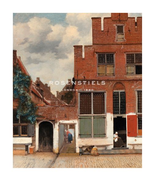 Jan Vermeer Hand Numbered Limited Edition Print on Paper :"View of Houses in Delft, known as 'The Little Street'"