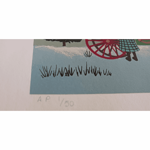 Jane Wooster Scott #1 Artist Proof Remarque Embellished Limited