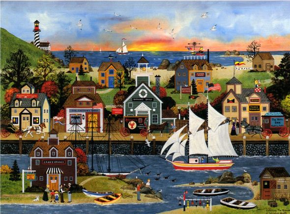Jane Wooster Scott Handsigned and Numbered Limited Edition:"Catching The Breeze"