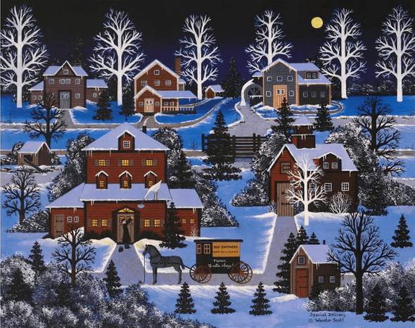 Jane Wooster Scott Limited Edition Artist Proof Lithograph on Paper: "Special Delivery"