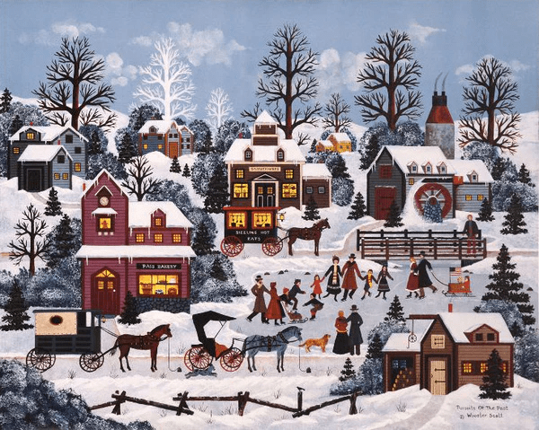 Jane Wooster Scott Limited Edition Lithograph on Paper: "Pursuits of the Past"