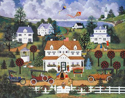 Jane Wooster Scott Limited Edition Offset Lithograph on Artist Paper: "Remember When"