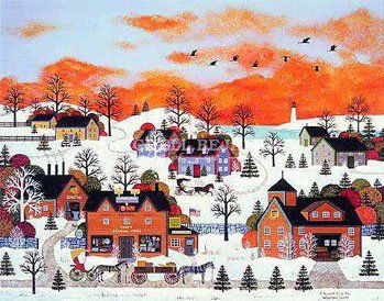 Jane Wooster Scott Limited Edition Print:"A Sunset Long Ago"
